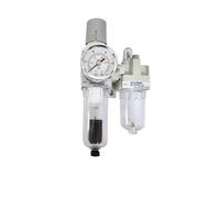 AC2010-02 AC2010-02D Pneumatic Air Filters Pressure Regulator Oil Water Separator Manual Drainage Supply Pump Compressor Filter(Copper and Sm20pm20,AC2010-02)