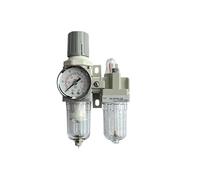 AC2010-02 Compressed Air Filter Oil Filter Regulator Trap Pneumatic Water Separator Pressure Automatic Manual Drainage(Copper Pc8-02,AC2010-02D)