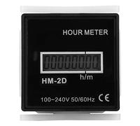 AC220-240V Digital Electrical Counter,8-digit 1 minute -999999 hours 59 minutes Digital Electrical Counter LCD Display Time Meter Gauge Counter