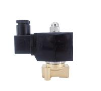AC220V 24V DC 12V DC 2 Way Brass Solenoid Valve Vacuum -1bar to 1bar 1/4 3/8 inch Normally Close Vacuum Pump Solenoid Valve(DC24V,3/8")