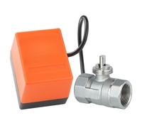 AC220V DC12V-24V Electric Thread Stainless Steel Ball Valve, DN15-50 2-Control 3-Wire Solenoid Water Valve 1pc(DN40,AC220V)