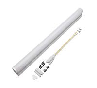 AC220V SMD 2835 LED T5 5W 30cm 2000lm Transparent Clear Cover Tube Fluorescent Light Lamp