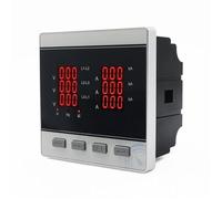 AC220V Three Phase Multifunctional Current Voltage Frequency Panel Meter with Transformer 30A 50A 100A 200A(200A with Meter)