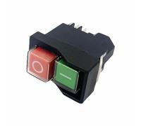 AC250V Six Pin Pushbutton Switch, IP54 Table Saw Switch Compatible with DWE7485 DWE7491RS DWE7492 for Machine Tool Table Saw Start Stop On/Off Button