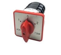 AC380V 40A 7.5KW 3Positions 12 Terminals 3Phase Motor reversible switch Universal Rotary Cam Changeover Switch HZ5D-40/7.5 M05