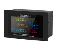 AC50V-380V 100A Current Voltages Amperages Power Energy Panel Meter LCD Digital Display Ammeter Voltmeter Multimeter Voltmeter Ampmeter Wattmeter