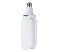 AC85-256V 30W E27 LED Bulb 2 blades Foldable Fan Blade Adjustable Ceiling Lamp for Indoor Home Use