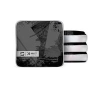 ACA NXT Lumi-Tek Cornhole Bags Set - Reflective Night Play Corn Hole Bean Bags, Durable Double Stitched for Toss Game, Edge-Tech Flat Edge Design for Accurate Throws (Grunge Black)