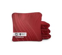 ACA NXT Shield Cornhole Bags - Red, Premium All-Weather Corn Hole Bags Set (4-Pack), Dual-Sided Fast & Slow Fabric, Regulation 6x6 Bean Bags for Backyard & Tournament Play