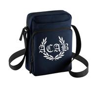 ACAB Laurel Wreath Cross Body Bag, navy, standard size, shoulder bag
