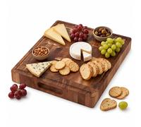 Acacia chopping board, wooden kitchen carving & butcher's board, extra large