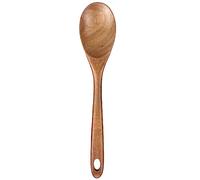 Acacia Large Wooden Spoons for Cooking Utensil Non Toxic Bamboo Spatulas for Kitchen Utensils Nonstick Mixing Serving Spoon Best Big Wood Cooking Spoons Long Handle Spatula Kitchen Stirring Spoon