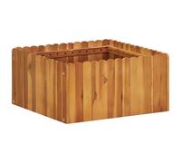 vidaXL Solid Acacia Wood Garden Raised Bed Outdoor Flower Herb Pot Container