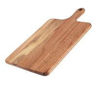 Acacia Wood Cutting Board with Handle, Round/Rectangular Portable Wood Pizza Plate Serving Tray, Kitchen Wooden Chopping Board for Meat Bread Cheese Pizza Vegetables Fruits Food(rectangle)