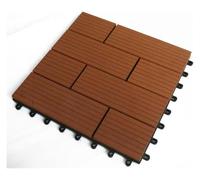 Acacia Wood Interlocking Deck Tiles for Patio Balcony,D,11pcs | Interlocking acacia deck tiles in 1, 11, or 22-piece sets for patios, balconies, backyards, and indoor spaces.