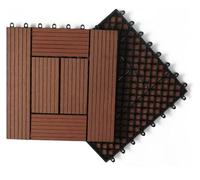 Acacia Wood Interlocking Deck Tiles for Patio Balcony,F,11pcs | Interlocking acacia deck tiles in 1, 11, or 22-piece sets for patios, balconies, backyards, and indoor spaces.