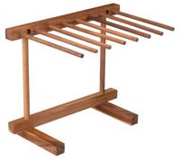 KitchenCraft World of Flavours, Collapsible Pasta Drying Rack in Gift Box, Wooden, 36 x 3 x 23.5 cm, Brown