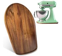 Acacia Wood Mixer Slider Mat for KitchenAid 4.5-5 qt Stand Mixer Effortless Sliding Tray for Countertop Decor & Protection