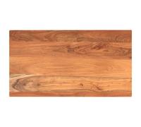 Tabletop Solid Acacia Wood Natural 100 x 50 x 2.5 cm Rustic Dining Replacements