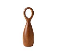 Acacia Wood Pepper Grinder and Salt Mill Set - 7.32 Inch Solid Wood Spice Grinder Bottle for Kitchen Restaurant Use(1Pc Grinder)