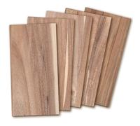 Acacia Wood Sheets 4x8 inch, 1/8" Thick Lumber Board Solid Panel Veneer Plank for Crafts - Pack of 5 by Craftiff
