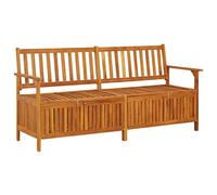 Acacia Wood Storage Bench 170 cm - Solid Wood Stylish Design Multi-functional Perfect for Entryway Living Room or Outdoor Use