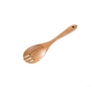 Acacia Wood Utensil Set Containing Slotted Spoon Solid Spoon and Wooden Spatula for Multi-Tasking in the For Kitchen (Salad fork)