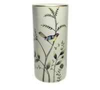 AcaciaHome Modern & Classic Ceramic 18” Tall Floral Design Umbrella Stand - Multi-Functional Holder or Decorative Vase with Durable Glazed Finish for Home, Office (Birds with Tree Design)