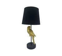 AcaciaHome Parrot Table Lamp with Drum Shade - Stylish Modern Animal-Inspired Resin Base, Decorative Lighting with Cozy Ambient Glow for Bedroom, Hallway, Living Room, or Home Décor (Table Lamp 52cm)