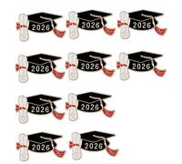 Academic Achievement Badge 2026 Graduation Alloy Doctoral Hat Pin for Students and Educators 25mm Versatile Use Cap Pin