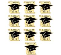 Academic Achievement Badge 2026 Graduation Alloy Doctoral Hat Pin for Students and Educators 25mm Versatile Use Doctor Cap Badge