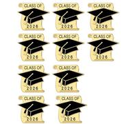 Academic Achievement Badge 2026 Graduation Alloy Doctoral Hat Pin for Students and Educators 25mm Versatile Use Cap Pin
