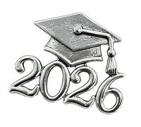 Academic Achievement Badge 2026 Graduation Alloy Doctoral Hat Pin for Students and Educators 27X23Mm Versatile Use Doctor Cap Badge Academic