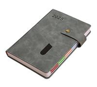 Academic Diary 2024-2025 Page A Day, Productivity A5 Diary Planner, Productivity Daily Planner from Jan 2025 to Dec 2025 With Monthly Tabs, Perfect for Office Home School Business Writing