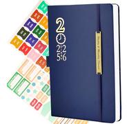 Academic diary 2025-2026 - 18 Month Diary 2025-2026 a5 Week to View From Jul 2025 to Dec 2026 with Monthly Tabs, 100GSM Paper (2025.7-2026.12) (Blue)