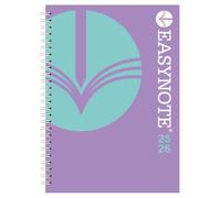Academic Diary 2025-2026 A5 Week to View - Wiro Bound Durable Poly Covers Mid Year Planner - Runs July 2025 to August 2026 - University, College & School Organiser for Students & Teachers (Purple)