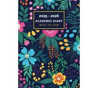 Academic Diary 2025-2026 Week to View A5: Mid-Year Planner covering 1st August 2025 to 31st July 2026, helps students and teachers manage their time easily and efficiently.