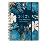 Academic Diary 2026,2026 Diary Monthly Weekly Calendar Planner Jan. 2026-Dec. 2026 with Month Tabs 6.1" x 8.5" Hardcover,Notebook Agenda for Daytimer Schedule Work School (B1201)