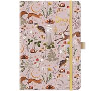 Academic Diary 2026-2027 - 2026-2027 Diary A5 Week to view from August 2026 to July 2027, with Pen loop, 2 Book Marks, Elastic strap and Back Pocket - PINK