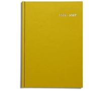Academic Diary 2026-2027 A4 Page a Day by Pirongs | Mid year Diary 2026-2027 | A4 Diary, Hardback/Casebound Quality - Yellow