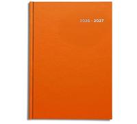 Academic Diary 2026-2027 A4 Page a Day by Pirongs | Mid year Diary 2026-2027 | A4 Diary, Hardback/Casebound Quality - Orange