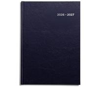 Academic Diary 2026-2027 A4 Page a Day by Pirongs | Mid year Diary 2026-2027 | A4 Diary, Hardback/Casebound Quality - Navy