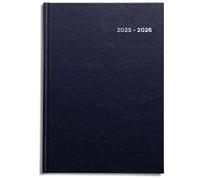 Academic Diary 2026-2027 A4 Week to View by Pirongs | Mid year Diary 2026-2027 | A4 Diary, Hardback/Casebound Quality - Navy