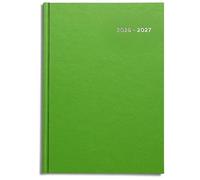 Academic Diary 2026-2027 A4 Week to View by Pirongs | Mid year Diary 2026-2027 | A4 Diary, Hardback/Casebound Quality - Green