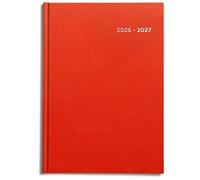 Academic Diary 2026-2027 A4 Week to View by Pirongs | Mid year Diary 2026-2027 | A4 Diary, Hardback/Casebound Quality - Red
