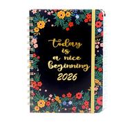 Academic Diary 2026-2027 A5 Academic Diary 2026 Week to View with Twin-wire Binding, Hard Cover Student & Teacher Organiser 21.5 * 15.5 cm