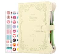 Academic Diary 2026-2027 A5 Day per Page,13 Month Daily Planner from Aug 2026 to Aug 2027,Organizer Notebook,2026-2027 Diary A5 Page a Day with Pen,Sticker (Green)