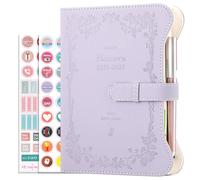 Academic Diary 2026-2027 A5 Day per Page,13 Month Daily Planner from Aug 2026 to Aug 2027,Organizer Notebook,2026-2027 Diary A5 Page a Day with Pen,Sticker (Purple)