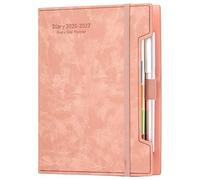 Academic Diary 2026-2027 A5 Day Per Page, Daily Planner,2026-2027 Diary from Jul 2026 to Jun 2027,12 Months Agenda,Daily Diary with Hard Cover, Pen,Pen Loop, Stickers (Pink)