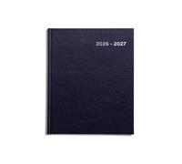 Academic Diary 2026-2027 A5 Week to View by Pirongs | Mid year Diary 2026-2027 | A5+ Diary, Casebound - Navy